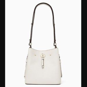 Kate Spade Marti Small Bucket Bag Parchment